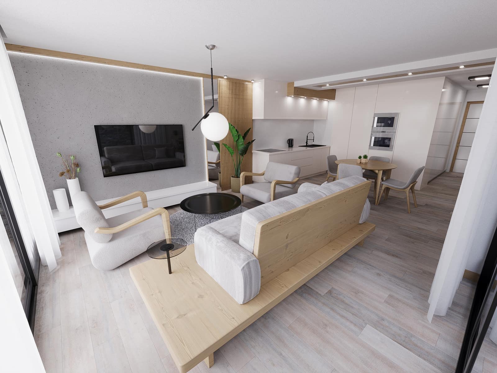1+1 Garden Apartment — view 1